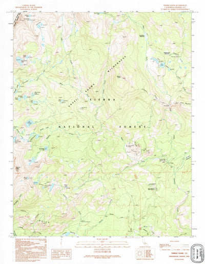 United States Geological Survey Timber Knob, CA (1992, 24000-Scale) digital map