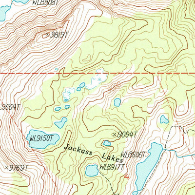 United States Geological Survey Timber Knob, CA (1992, 24000-Scale) digital map