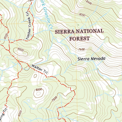 United States Geological Survey Timber Knob, CA (2021, 24000-Scale) digital map