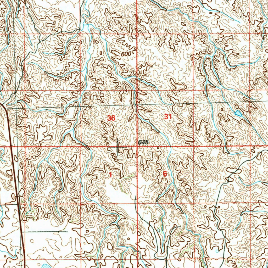 Timber Lake, SD (1986, 100000-Scale) Map by United States Geological ...