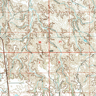 United States Geological Survey Timber Lake, SD (1986, 100000-Scale) digital map