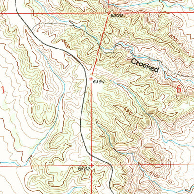 United States Geological Survey Timber Mountain, CO (1961, 24000-Scale) digital map