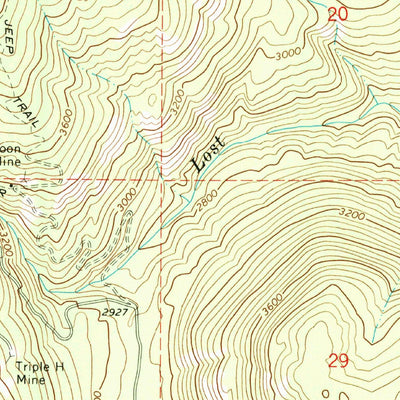 United States Geological Survey Timber Mountain, WA (1967, 24000-Scale) digital map