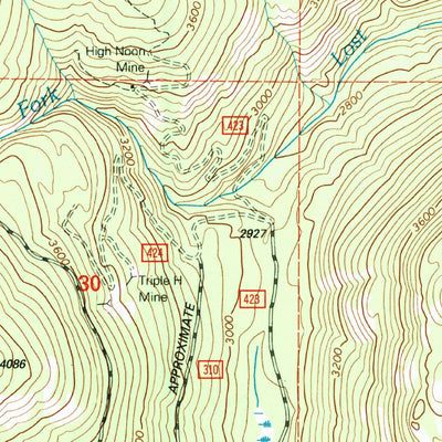 United States Geological Survey Timber Mountain, WA (1992, 24000-Scale) digital map