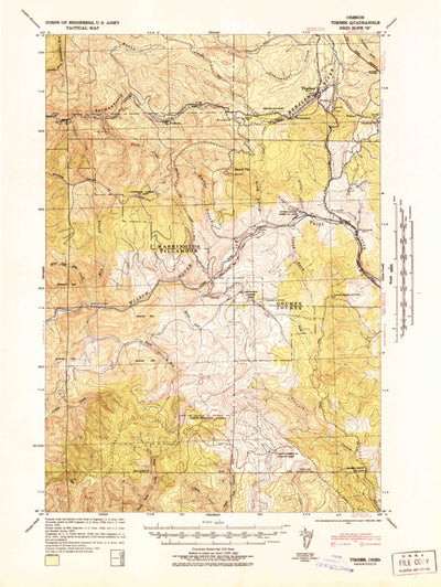 United States Geological Survey Timber, OR (1941, 62500-Scale) digital map
