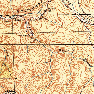 United States Geological Survey Timber, OR (1941, 62500-Scale) digital map