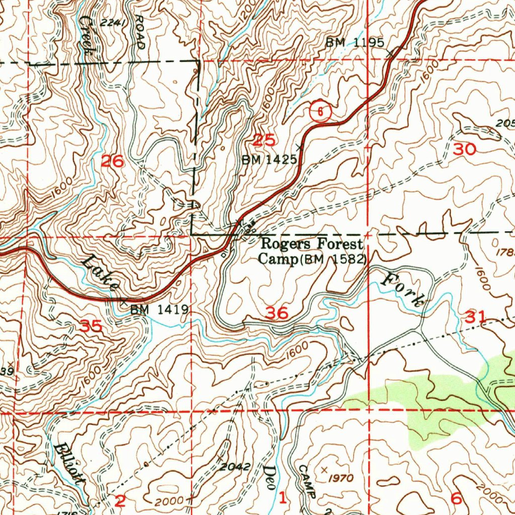 Timber, OR (1955, 62500-Scale) Map by United States Geological Survey ...