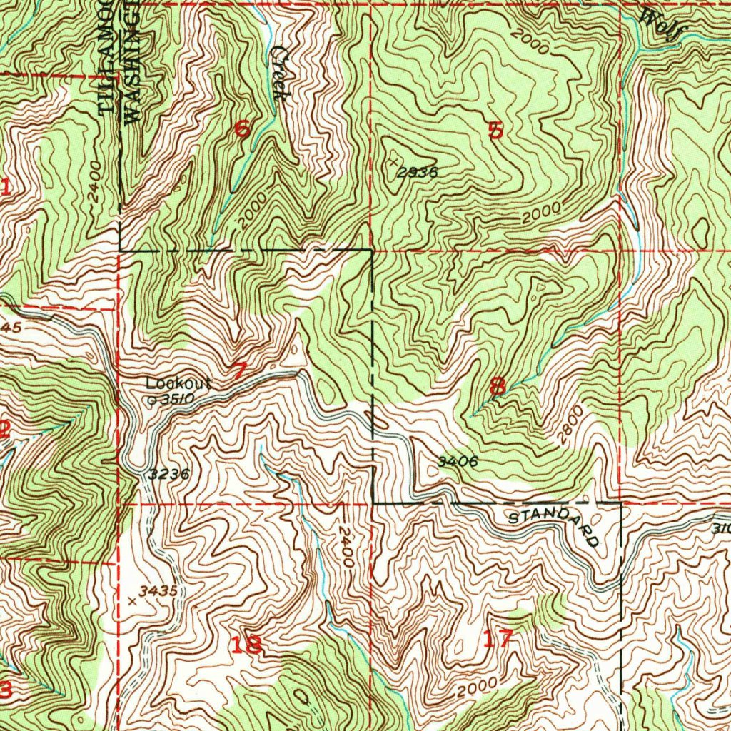 Timber, OR (1955, 62500-Scale) Map by United States Geological Survey ...