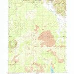 United States Geological Survey Timbered Crater, CA (1990, 24000-Scale) digital map