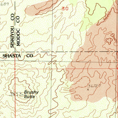 United States Geological Survey Timbered Crater, CA (1990, 24000-Scale) digital map
