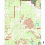 United States Geological Survey Timbered Crater, CA (1995, 24000-Scale) digital map