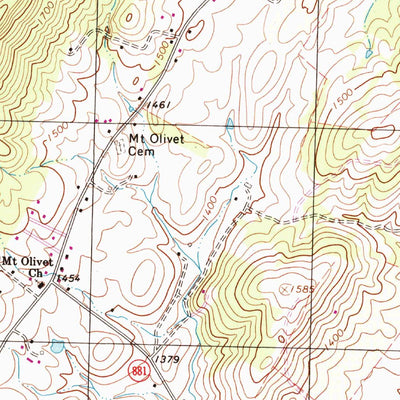 United States Geological Survey Timberville, VA (1994, 24000-Scale) digital map