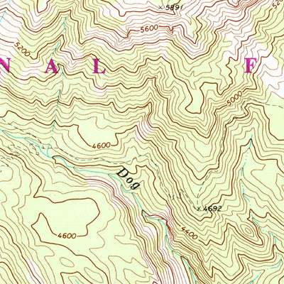 United States Geological Survey Timberwolf Mountain, WA (1971, 24000-Scale) digital map