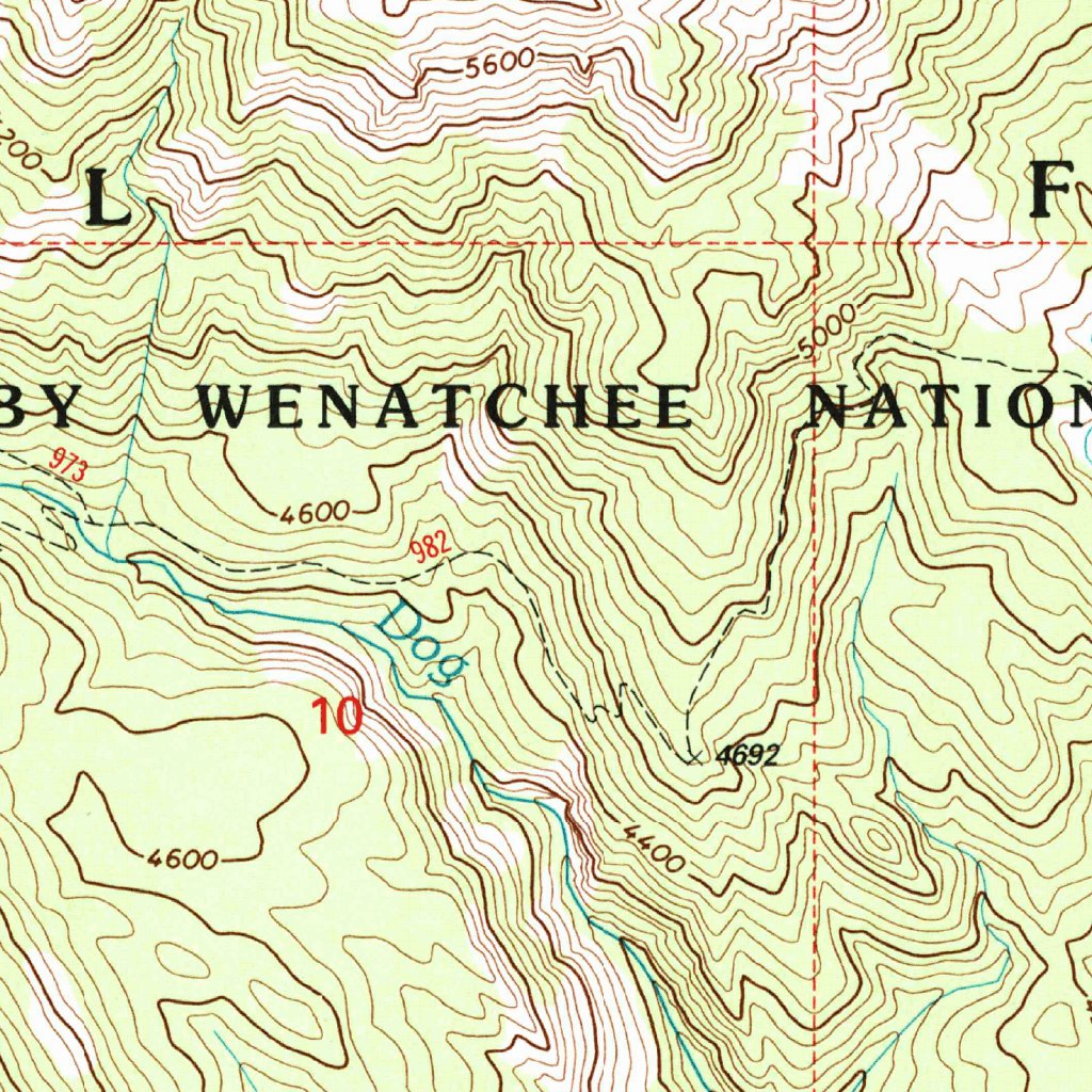 Timberwolf Mountain, WA (2000, 24000-Scale) Map by United States ...