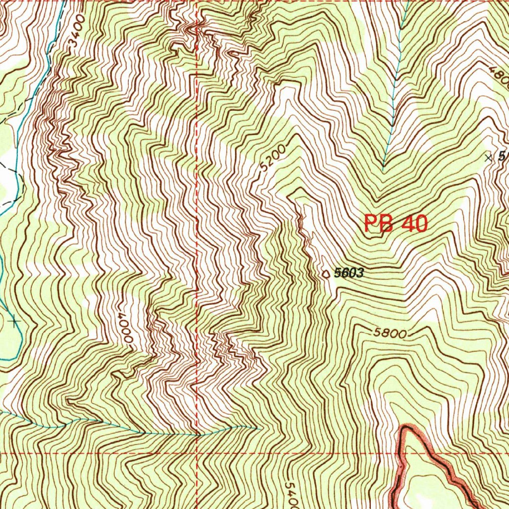 Timberwolf Mountain, WA (2000, 24000-Scale) Map by United States ...