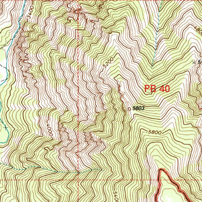 United States Geological Survey Timberwolf Mountain, WA (2000, 24000-Scale) digital map