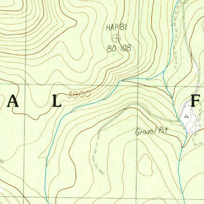 United States Geological Survey Timothy Lake, OR (1985, 24000-Scale) digital map