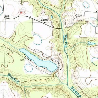 United States Geological Survey Timothy, NC (1986, 24000-Scale) digital map