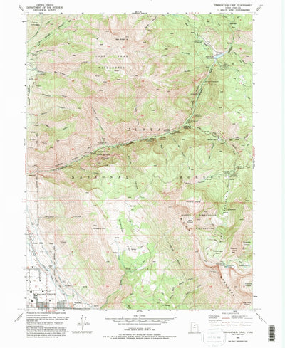 United States Geological Survey Timpanogos Cave, UT (1993, 24000-Scale) digital map
