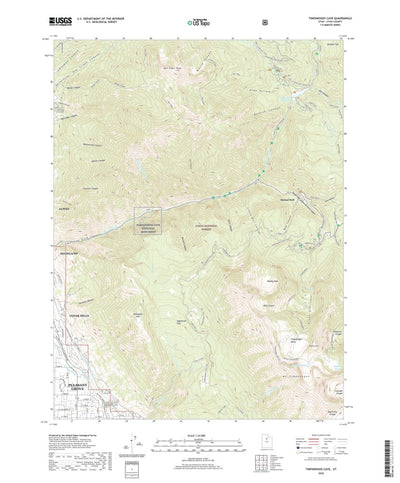 United States Geological Survey Timpanogos Cave, UT (2020, 24000-Scale) digital map