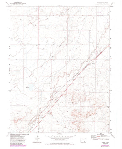 United States Geological Survey Timpas, CO (1972, 24000-Scale) digital map