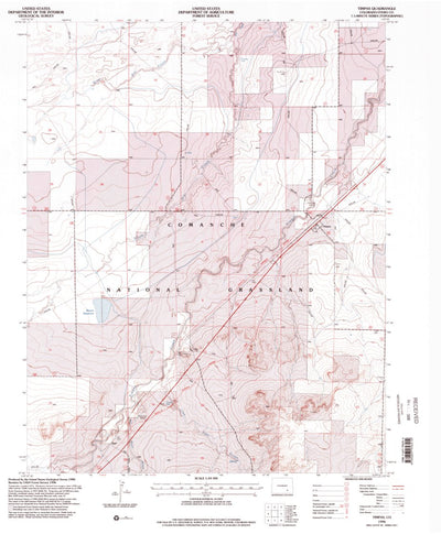 United States Geological Survey Timpas, CO (1996, 24000-Scale) digital map