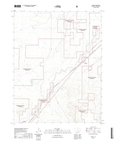 United States Geological Survey Timpas, CO (2022, 24000-Scale) digital map