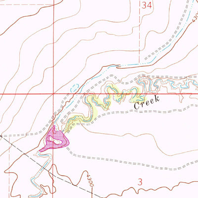 United States Geological Survey Timpas NE, CO (1972, 24000-Scale) digital map