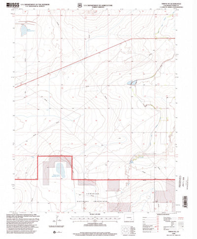United States Geological Survey Timpas NE, CO (1996, 24000-Scale) digital map