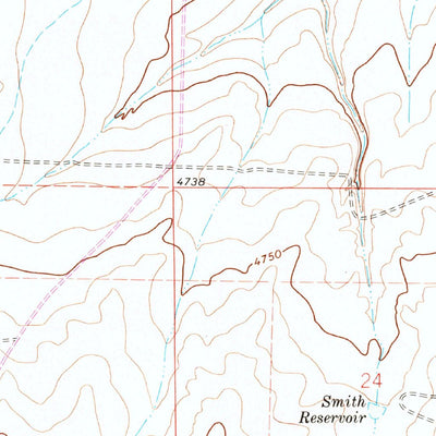 United States Geological Survey Timpas SW, CO (1972, 24000-Scale) digital map