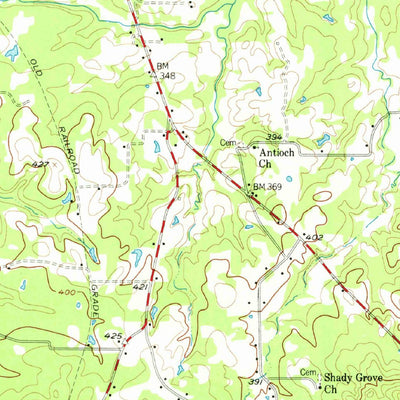 United States Geological Survey Timpson, TX (1958, 62500-Scale) digital map