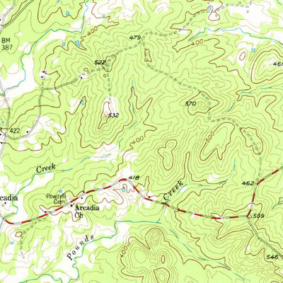 United States Geological Survey Timpson, TX (1958, 62500-Scale) digital map