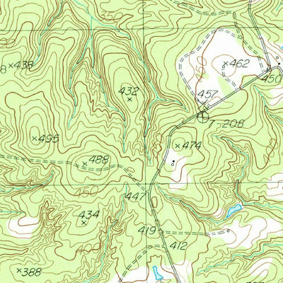 United States Geological Survey Timpson, TX (1984, 24000-Scale) digital map