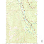 United States Geological Survey Tin Creek, MT (1994, 24000-Scale) digital map
