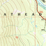 United States Geological Survey Tin Creek, MT (1994, 24000-Scale) digital map