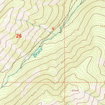United States Geological Survey Tin Creek, MT (1994, 24000-Scale) digital map