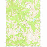 United States Geological Survey Tin Cup Lake, MT-ID (1964, 24000-Scale) digital map