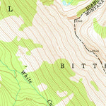 United States Geological Survey Tin Cup Lake, MT-ID (1964, 24000-Scale) digital map