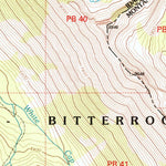 United States Geological Survey Tin Cup Lake, MT-ID (1998, 24000-Scale) digital map