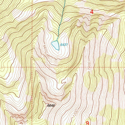 United States Geological Survey Tin Cup Lake, MT-ID (1998, 24000-Scale) digital map