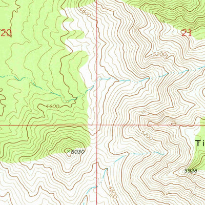 United States Geological Survey Tin Mountain, AZ (1968, 24000-Scale) digital map