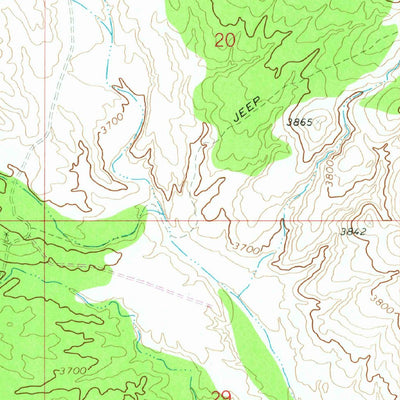 United States Geological Survey Tin Mountain NW, AZ (1968, 24000-Scale) digital map