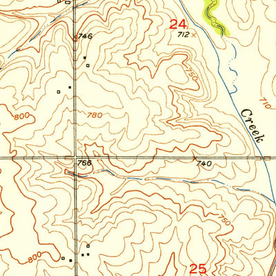 United States Geological Survey Tina, MO (1952, 24000-Scale) digital map