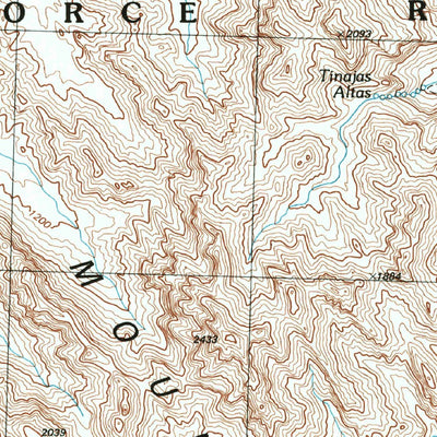 United States Geological Survey Tinajas Altas, AZ (1996, 24000-Scale) digital map