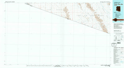 United States Geological Survey Tinajas Altas Mountains, AZ (1980, 100000-Scale) digital map