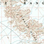 United States Geological Survey Tinajas Altas Mountains, AZ (1980, 100000-Scale) digital map