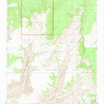 United States Geological Survey Tincanebitts Point, AZ (1971, 24000-Scale) digital map