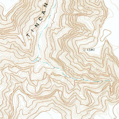 United States Geological Survey Tincanebitts Point, AZ (1971, 24000-Scale) digital map