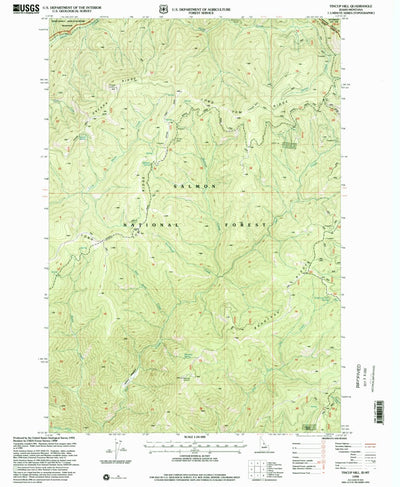 United States Geological Survey Tincup Hill, ID-MT (1998, 24000-Scale) digital map