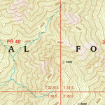 United States Geological Survey Tincup Peak, OR (1998, 24000-Scale) digital map